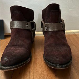 FreeBird Deep Purple Ankle Boots